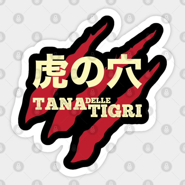 Tana delle Tigri, UOMO TIGRE - Tiger man Sticker by SALENTOmadness